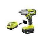 ONE+ 18V Cordless 1/2 in. Impact Wrench Kit with 4.0 Ah Battery and Charger