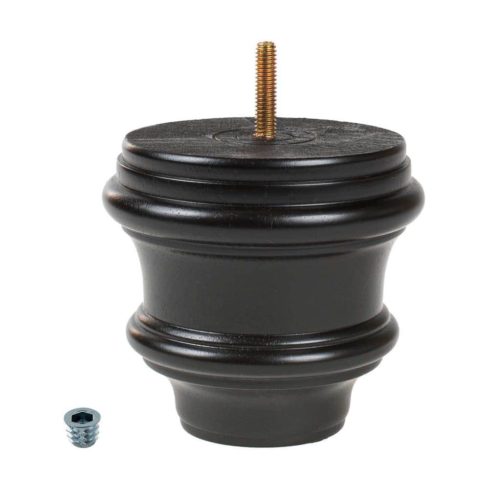 American Pro Decor 4 in. x 41/4 in. Stained Espresso Solid Hardwood