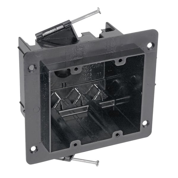 Carlon 2-Gang Vee Clamp Bracket Box