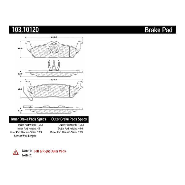 Centric Parts Disc Brake Pad Set