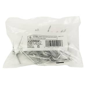 Galvanized Steel 12-Gauge T-Post Fence Clips (25 per Bag)