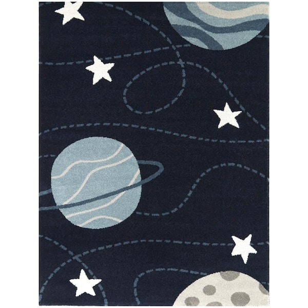 BALTA Astrid Navy 4 ft. x 6 ft. space Area Rug