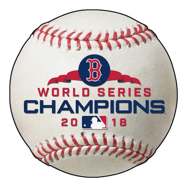 FANMATS Boston Red Sox 2018 World Series Champions Baseball White