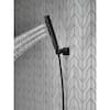Delta Handbrause ZURA Mit Wandhalterung, 5 Strahlarten, H2Okinetic, Touch-Clean, 55140-BL