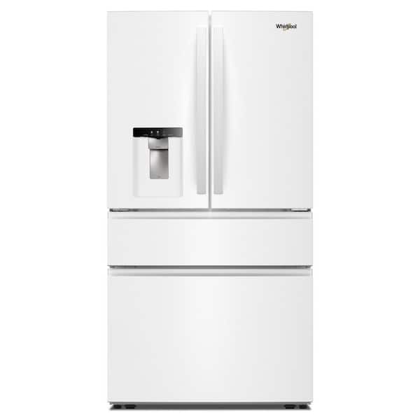 30 in. 29 cu. ft. Standard Depth French Door Refrigerator in White with Flexible Temperature Drawer