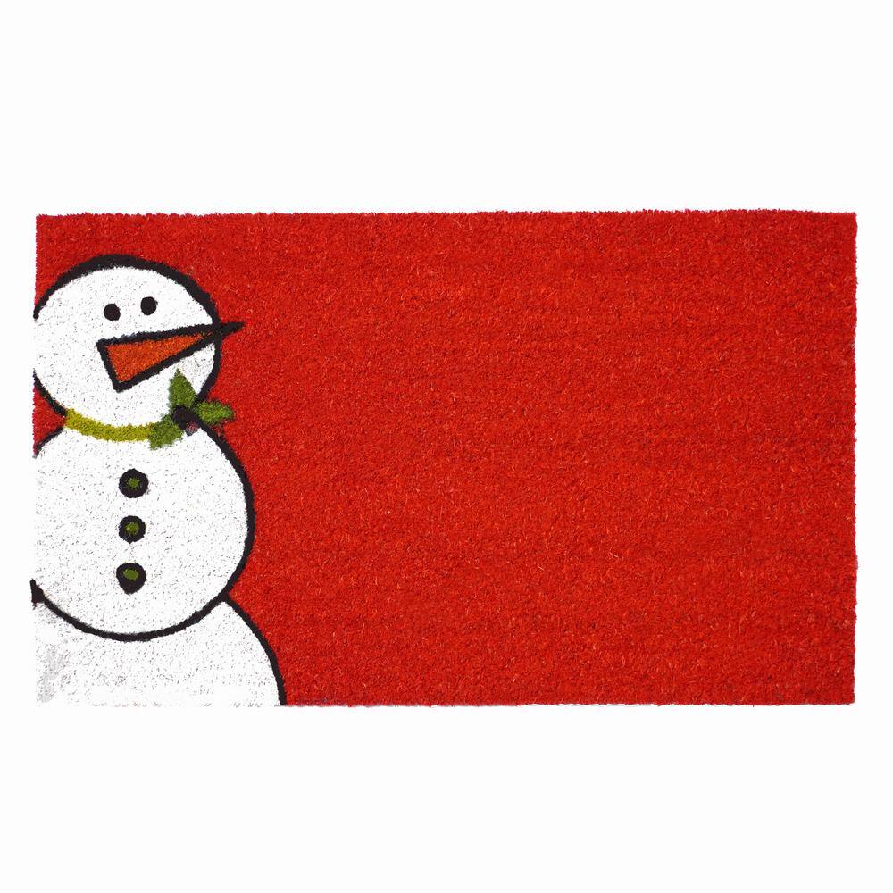 "Red Winter Snowman Doormat 17"" x 29""" price history on PriceWatchPro