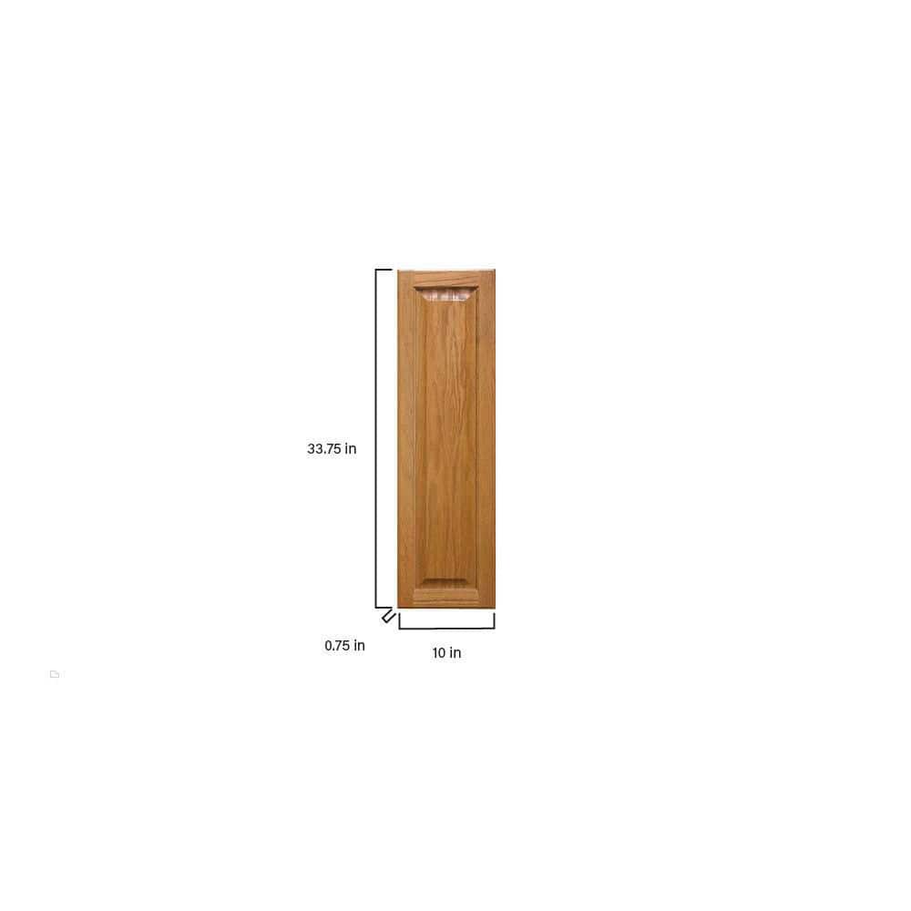 Dimensions of a single cabinet panel.