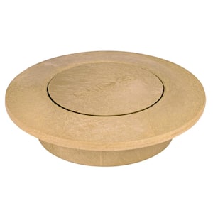 Pop-Up Drainage Emitter for 3 in. and 4 in. Drain Fittings, Sand Plastic