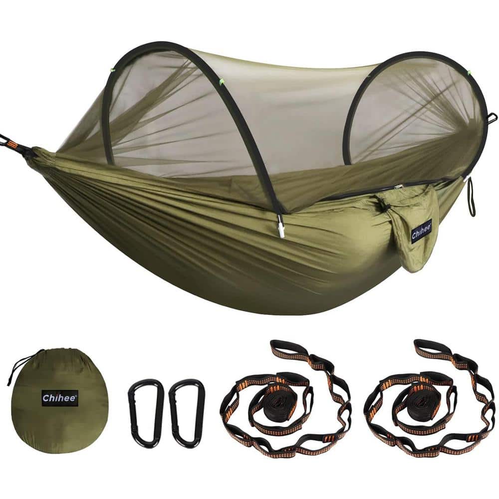 ITOPFOX 9 ft. Portable Travel Camping Hammock with Pop-up