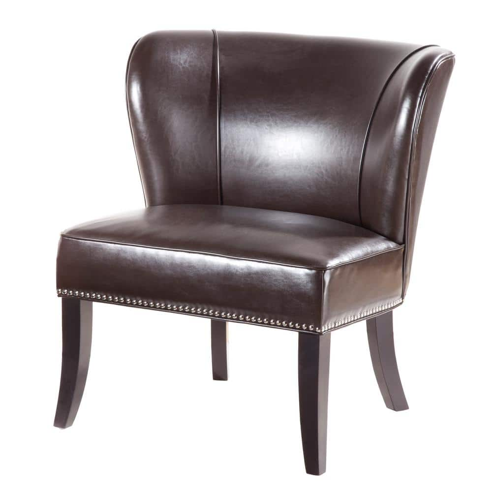 Madison Park Sheldon Brown Modern Armless Accent Chair FPF18 0115 The   Brown Madison Park Accent Chairs Fpf18 0115 64 1000 