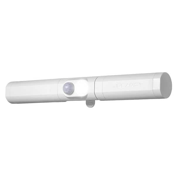 Mr Beams Indoor/ Outdoor 100 Lumen Battery Powered Motion Activated Integrated LED Slim Safety Light, White
