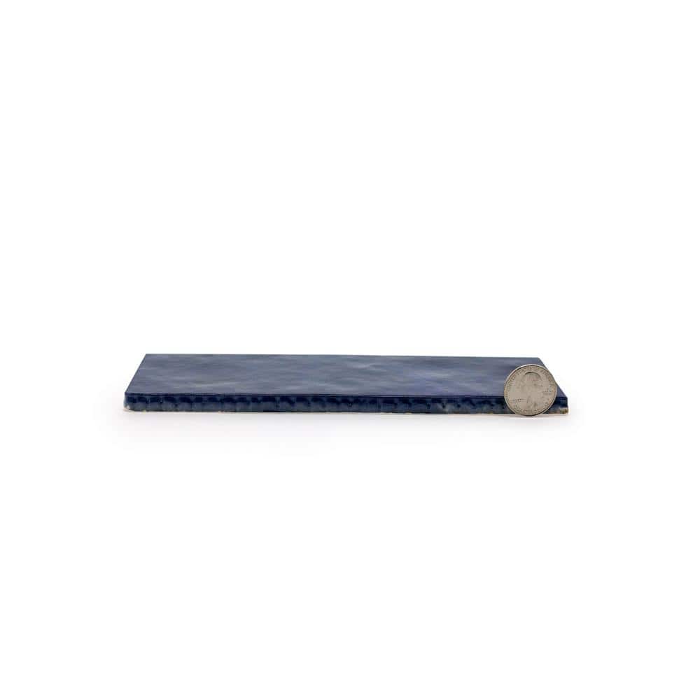 Cloe Blue Gloss Ceramic Wall Tile 2.5" x 8"