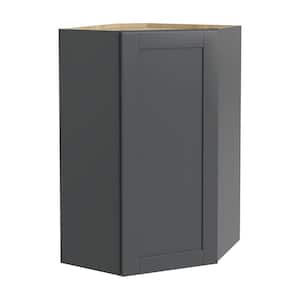 Richmond Venetian Onyx Plywood Shaker Ready to Assemble Corner Kitchen Cabinet Soft Close 24 in W x 12 in D x 42 in H