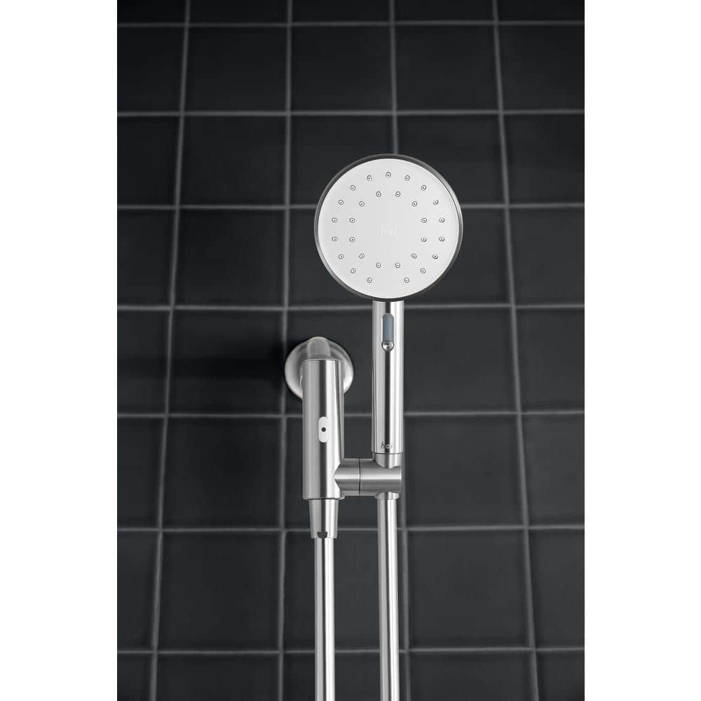 Stainless Steel Smart Handheld Showerhead with Bluetooth Speaker