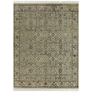 Somerton Beige 5 ft. x 7 ft. Oriental Area Rug