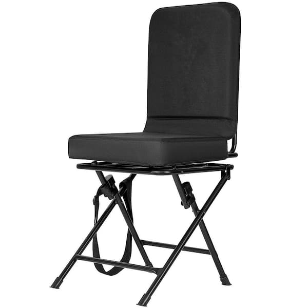 Hunting Chair, 360° Silent Swivel, Foldable Lightweight Blind Chair, Steel Frame, 300 lbs. 2025 Upgrade