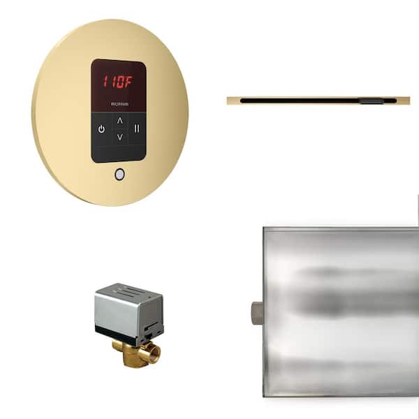 Mr. Steam Mr.Steam Basic Butler Linear Package Round Satin Brass