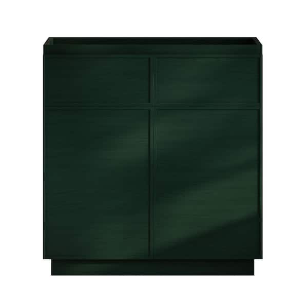St. Tropez 36 in. Freestanding Bath Vanity Cabinet without Top in Green Oak