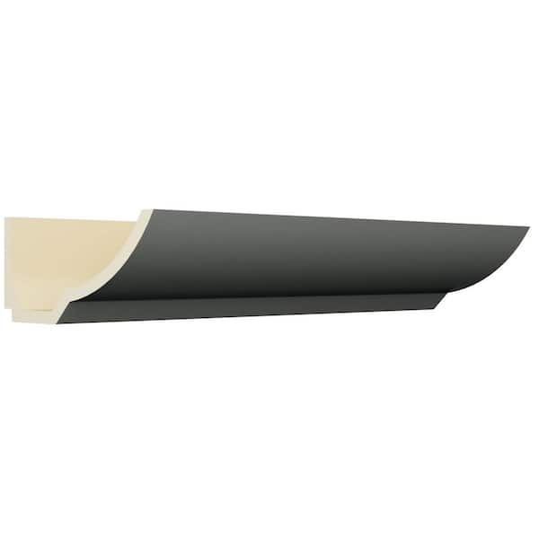 Ekena Millwork Benjamin 7 in. D x 7 in. W x 96 in. L Polyurethane Crown Moulding