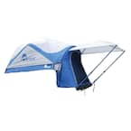 2-Person Compact Short Truck Bed Camping Tent with Sun Awning in Blue