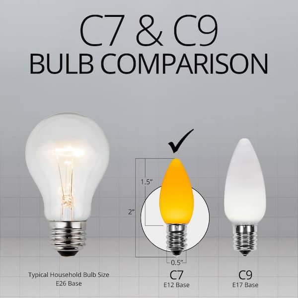 The Big Glow-Down: Comparing C7 and C9 Christmas Lights