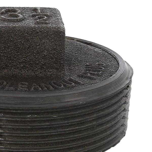 JONES STEPHENS - 3-1/2 in. Black Lead Fit-All Plug