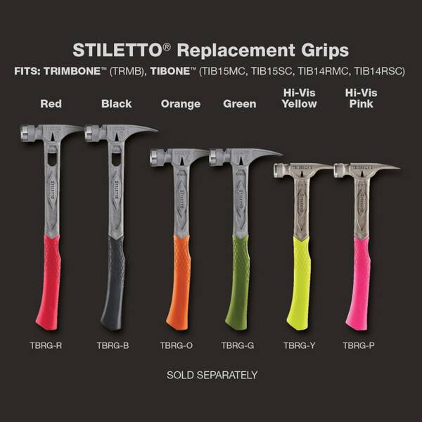 Milwaukee TiBone/TRIMBONE Hammers Red Replacement Grip TBRG-R