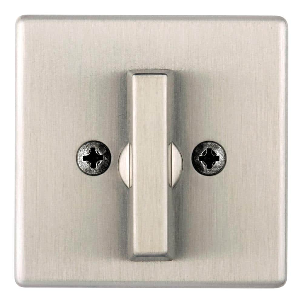 Satin Nickel Single Cylinder Modern Deadbolt Lock