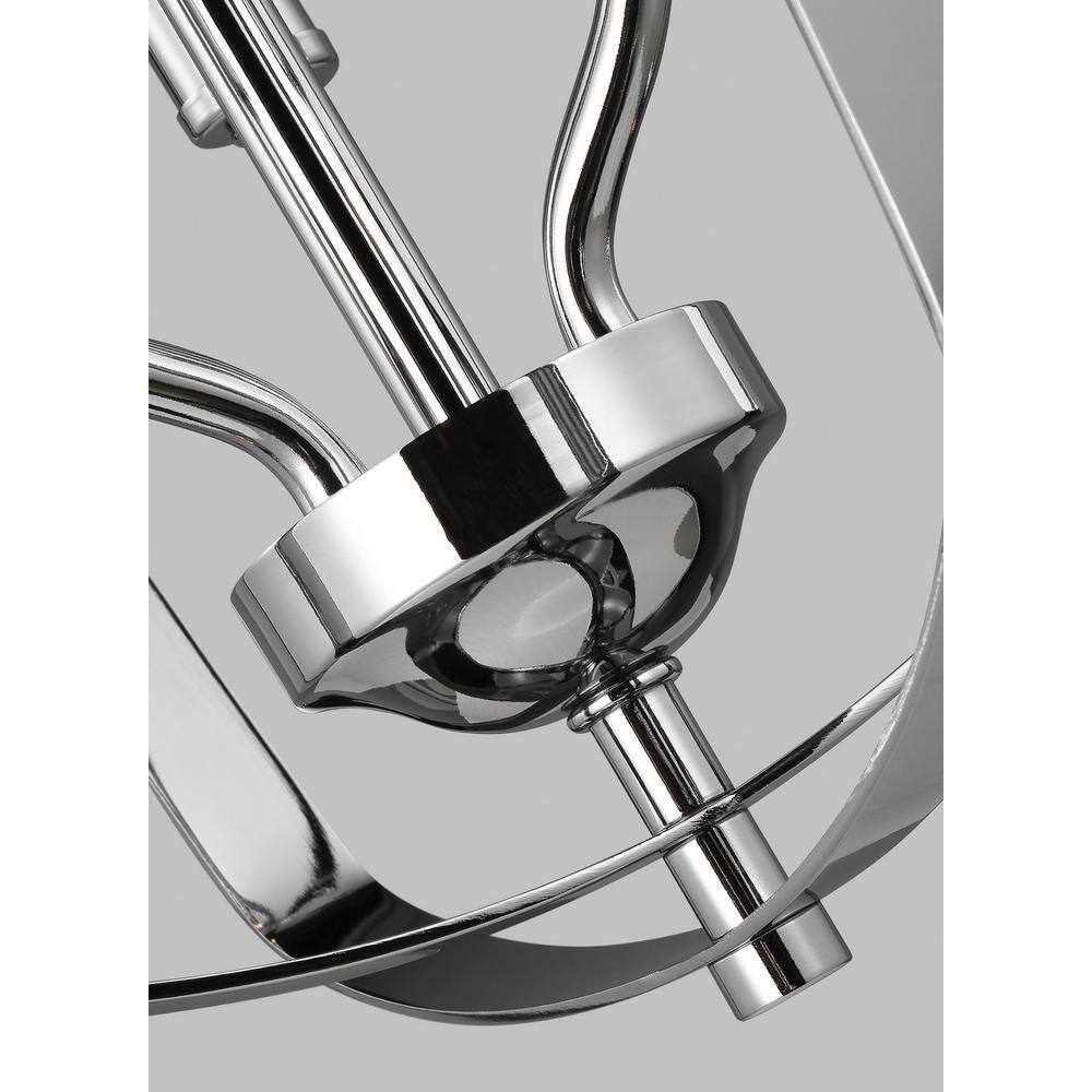 Romee Chrome 3-Light Indoor/Outdoor Modern Pendant