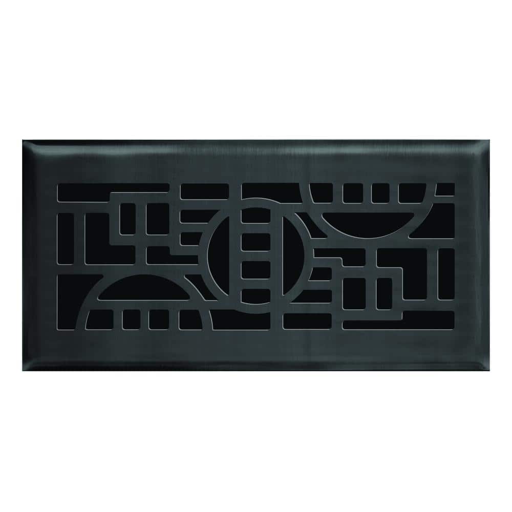 4 in x 10 in Cosmopolitan Floor Register in Matte Black price history on PriceWatchPro
