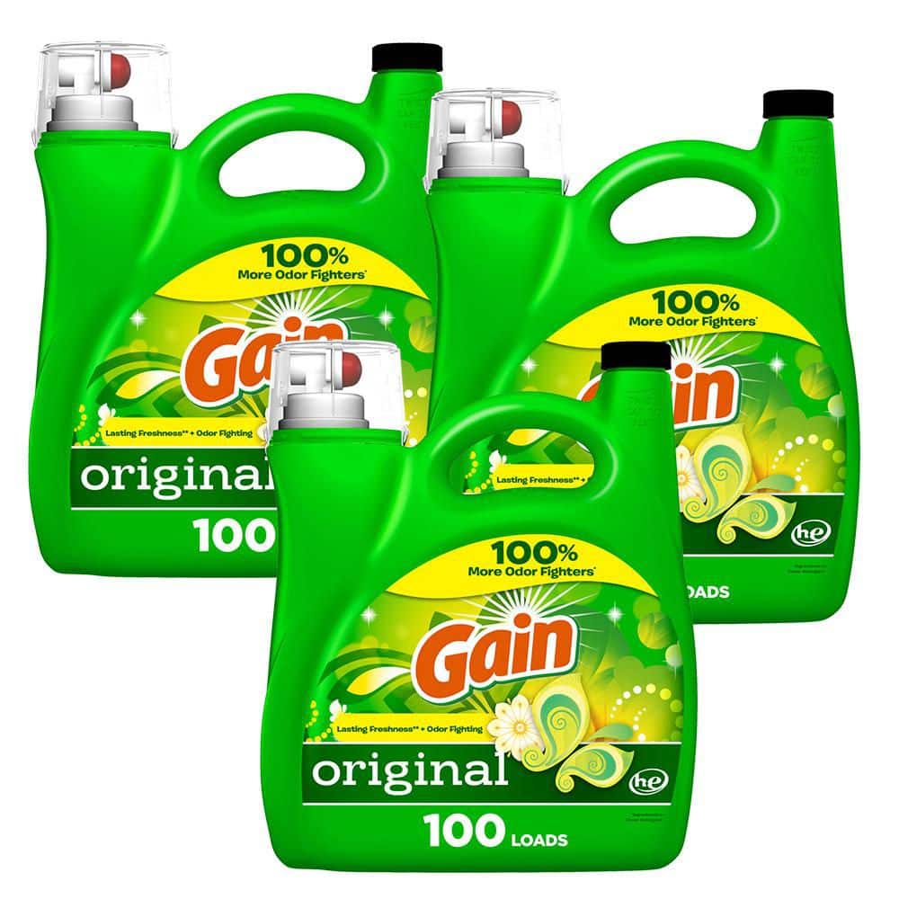 144 oz. HE Original Scent Liquid Laundry Detergent (100-Loads, Multi-Pack 3) price history on PriceWatchPro