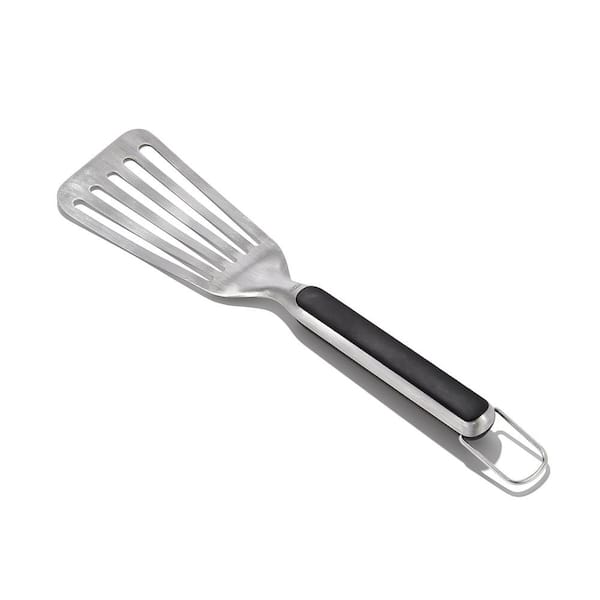  OXO Good Grips Stainless Steel Cut and Serve Turner & Good  Grips Silicone Cookie Spatula : Home & Kitchen