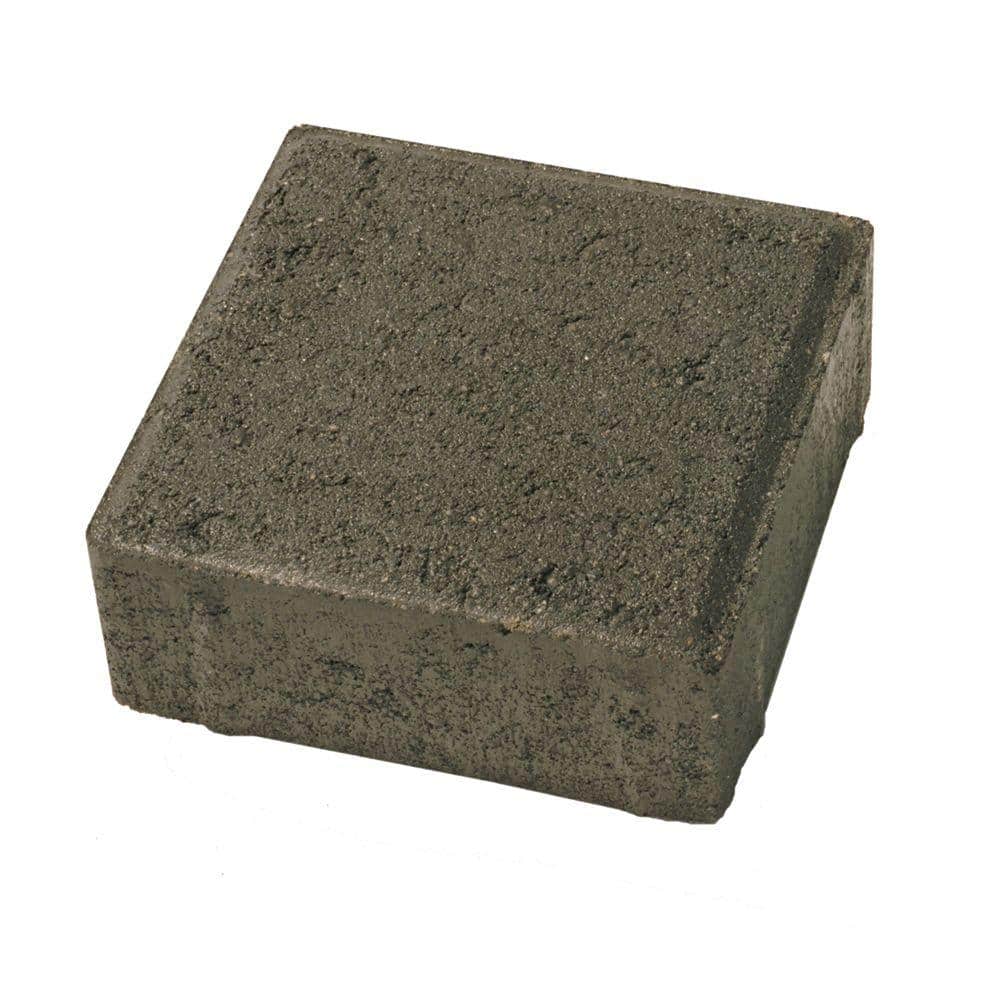Basalite 6 In X 6 In Lamp Black Concrete Paver 100002960 The Home Depot