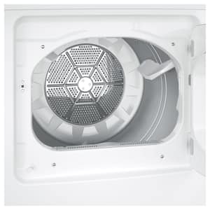 6.2 cu. ft. White Electric Vented Dryer