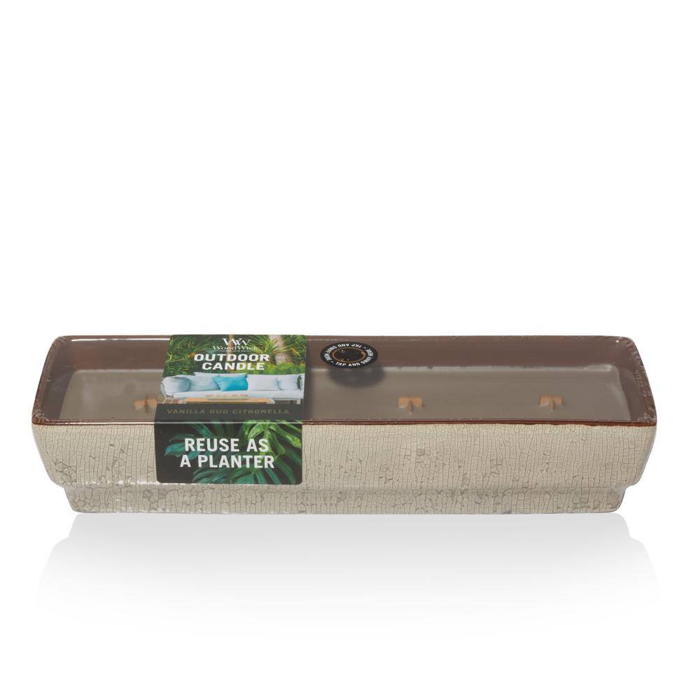 WoodWick Vanilla Oud Outdoor Candle 1667668 The Home Depot