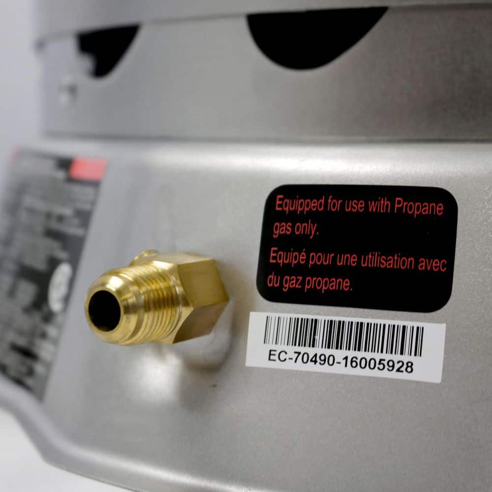 Mr. Heater 80,000 BTU Silver Propane Convection Portable Heater