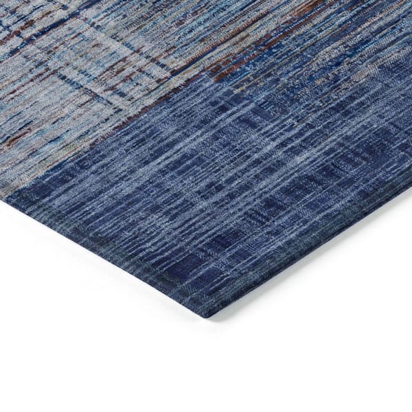 Chantille Machine Washable Indoor/Outdoor Abstract ACN2149 Blue 10 ft. x 14 ft. Area Rug