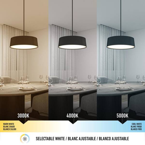 Artika Groove Drum 26-Watt Integrated LED Black 3 CCT Modern