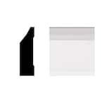 7888 3/8 in. x 1-1/4 in. x 8 ft. PVC White Colonial Stop Moulding