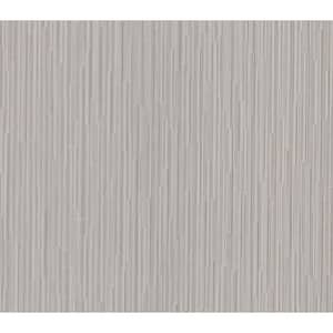 Cipriani Pewter Vertical Texture Vinyl Peelable Wallpaper (Covers 57.8 sq. ft.)