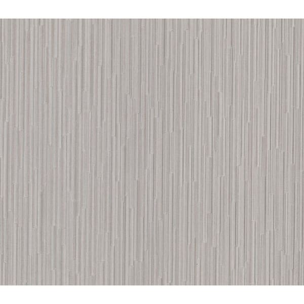 Advantage Cipriani Pewter Vertical Texture Vinyl Peelable Wallpaper (Covers 57.8 sq. ft.)