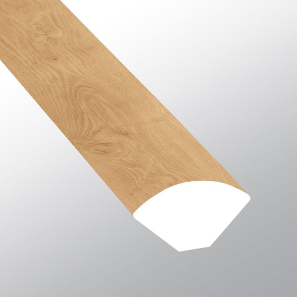 A&A Surfaces Acclima Mt Sande 0.75 in. T x 0.63 in. W x 94 in. L Luxury Vinyl Quarter Round Molding