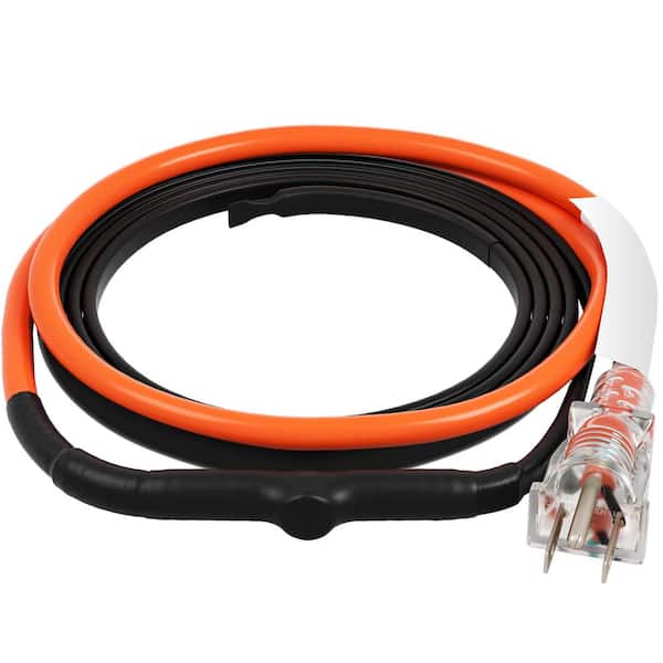 Self-Regulating Pipe Heating Cable, 3 ft. 5W/ft. Heat Tape for Pipes Freeze Protection, Water Pipe Heat Cable
