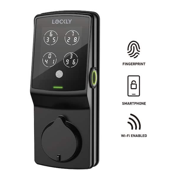 Level Smart Lock Matte Black Bluetooth Electronic Deadbolt Smart in the  Electronic Door Locks department at