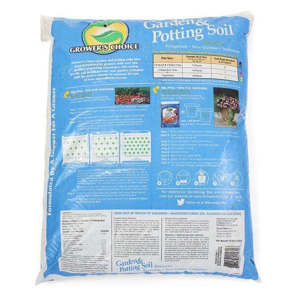Pure Beauty Farms Grower's Choice Garden Potting Soil Sunpatien New Guinea Impatien 1.25 cu. ft. Flowering Mix Pure Beauty Farms Grower's Choice Garden Potting Soil Sunpatien New Guinea Impatien 1.25 cu. ft. Flowering Mix