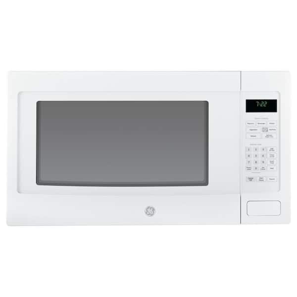 GE 2.2 cu. ft. Countertop Microwave in White with Sensor Cooking