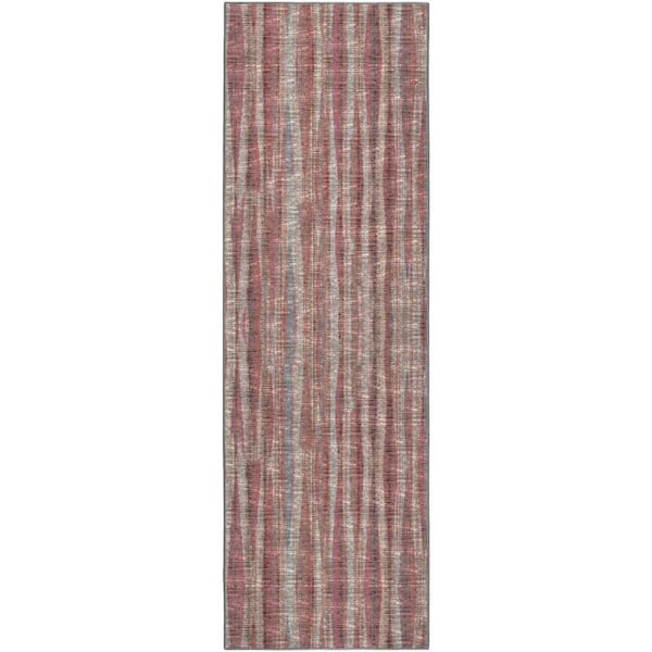 3 X 8 Pink Ombre Runner Rug