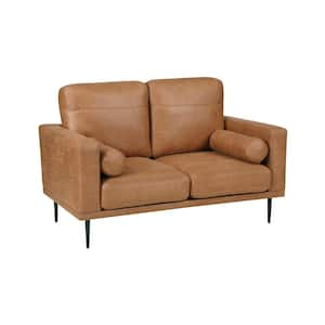 Creighton 58 in. W Brown Microfiber Loveseat