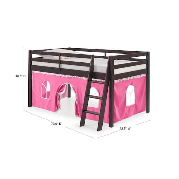 Bottom bunk outlet tent