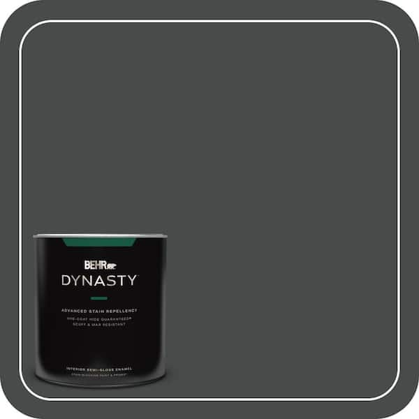 BEHR DYNASTY 1 qt. #N450-7 Astronomical Semi-Gloss Enamel Interior Stain-Blocking Paint and Primer